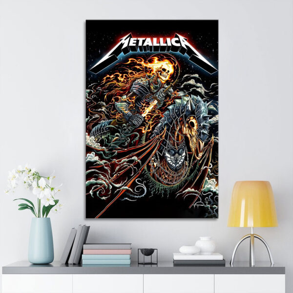MET Band Rectangle Canvas With Inner Frame - GNE NEW135