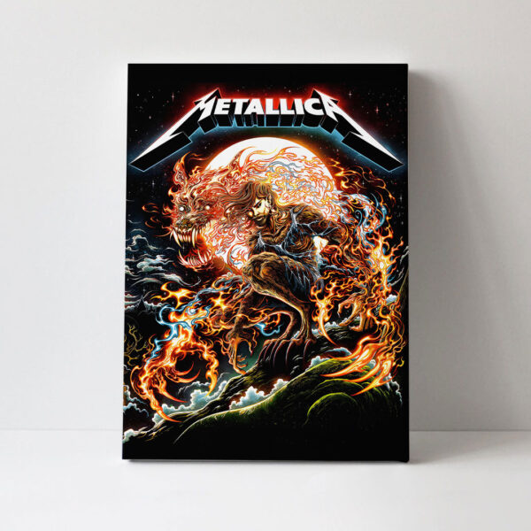 MET Band Rectangle Canvas With Inner Frame - GNE NEW136