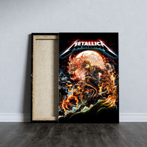 MET Band Rectangle Canvas With Inner Frame - GNE NEW136