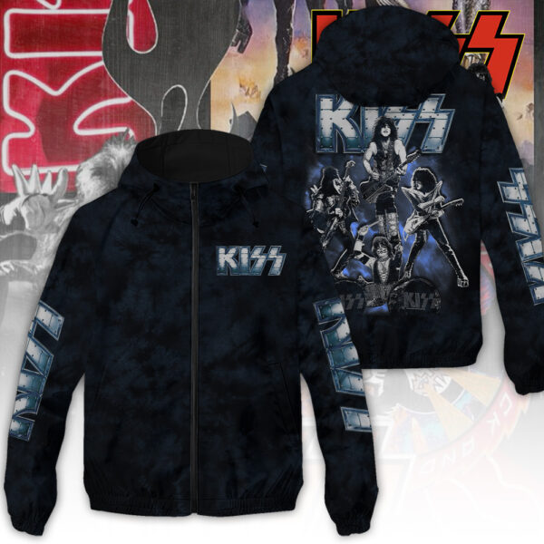 Kiss Band 3D Windbreaker Jacket - GNE NEW183