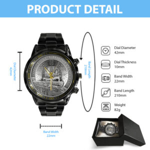 Harry Potter Black Stainless Steel Watch - TANTN 12263