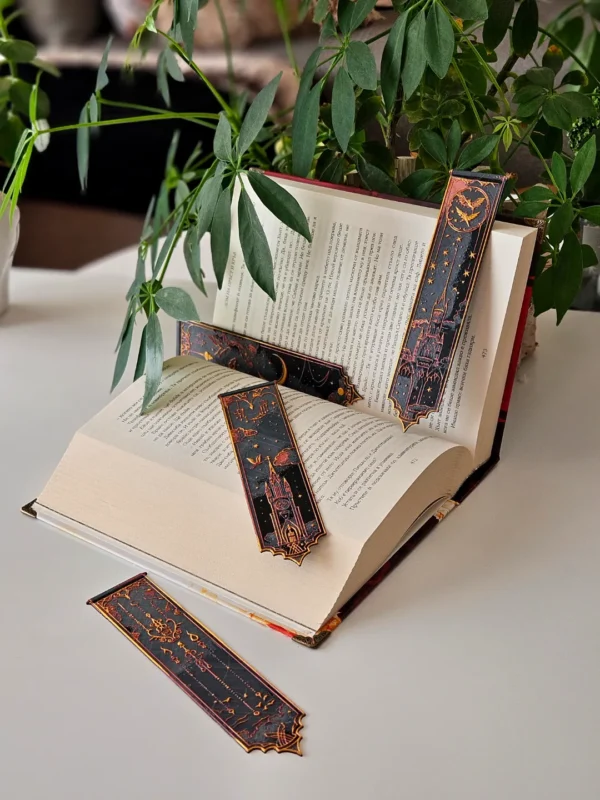Harry Potter Hogwarts 3D Printed Bookmark Set 4PCS - GNE DROP577