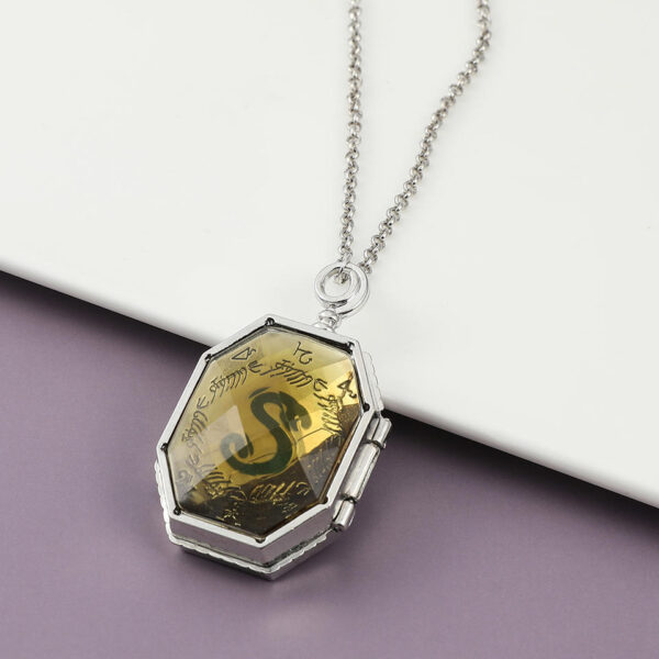 Harry Potter Slytherin Locket Pendant Necklace - MAITM DROP106