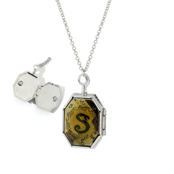 Harry Potter Slytherin Locket Pendant Necklace - MAITM DROP106