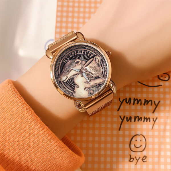 Harry Potter x Hufflepuff Mesh Strap Quartz Watch - TANTN 12268