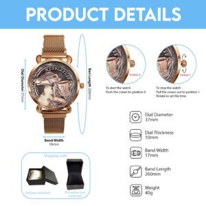 Harry Potter x Hufflepuff Mesh Strap Quartz Watch - TANTN 12268