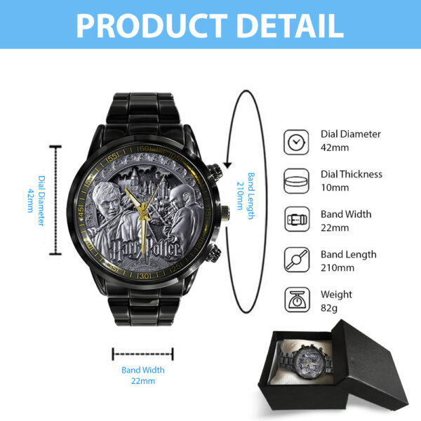 Harry Potter Black Stainless Steel Watch - TANTN 12264