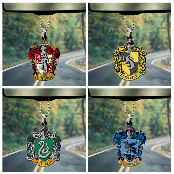 4PCS Harry Potter Custom Shape 2-sided Acrylic Car Ornament - GNE 3102