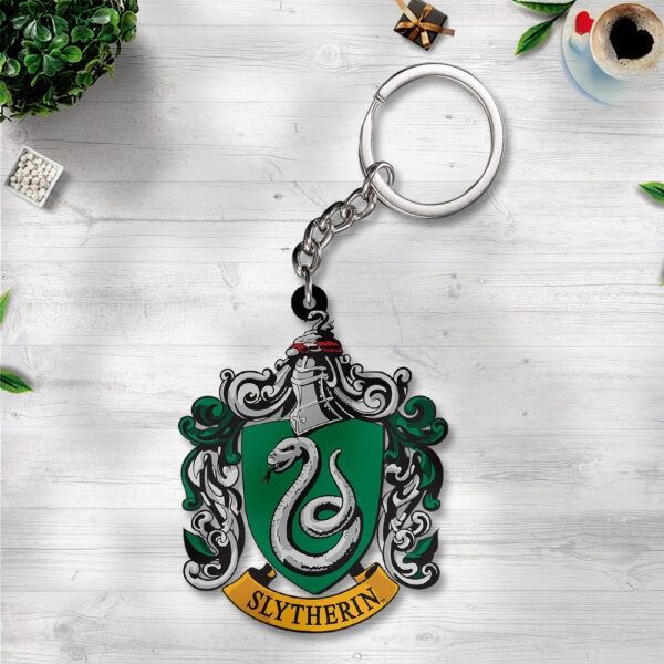 4PCS Harry Potter Custom Shape 2-sided Keychain - GNE 3103