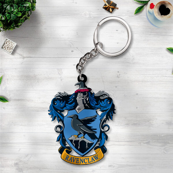 4PCS Harry Potter Custom Shape 2-sided Keychain - GNE 3103