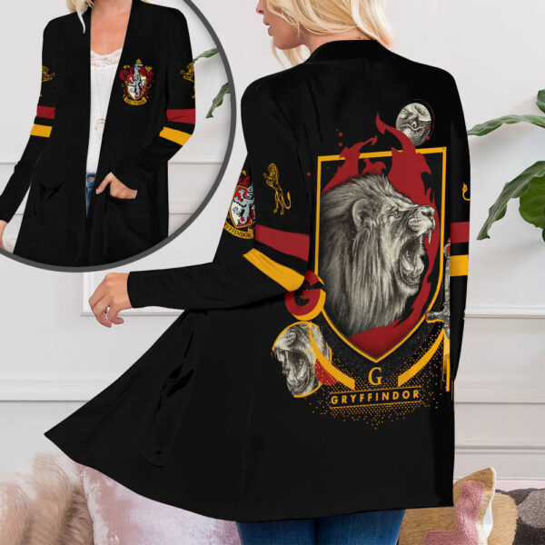 Harry Potter Women's Patch Pocket Cardigan - GNE 3189