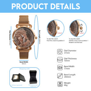 Harry Potter x Gryffindor Mesh Strap Quartz Watch - TANTN 12267