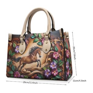 Horse Leather HandBag - VANDH 4423