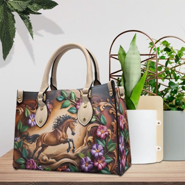 Horse Leather HandBag - VANDH 4423