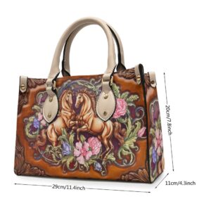 Horse Leather HandBag - VANDH 4425