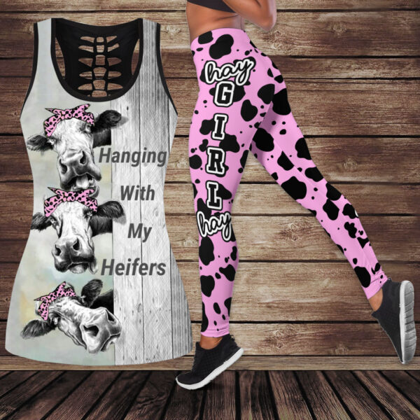 Horse Hollow Tank Top Leggings - VANDH 4432