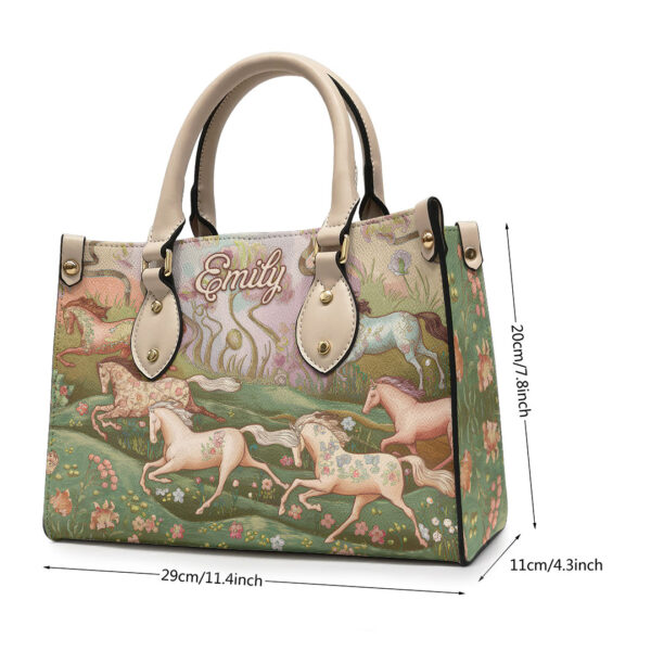 Personalized Horse Leather HandBag - VANDH 4429