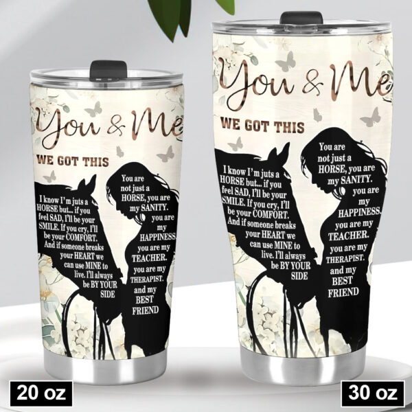 Personalized Horse Tumbler Cup - VANDH 4434
