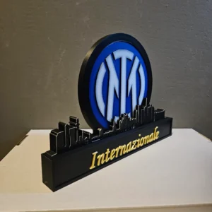 Inter Milan FC 3D Printed Skyline Plaque - GNE DROP597