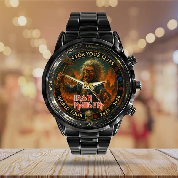 IRMA Black Stainless Steel Watch - GNE NEW263