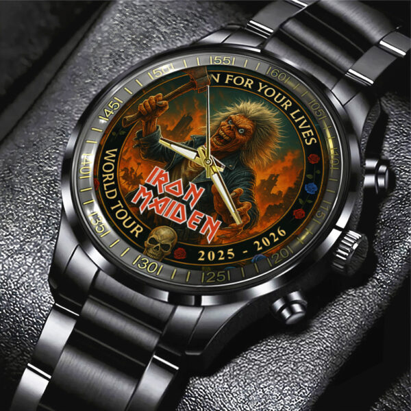 IRMA Black Stainless Steel Watch - GNE NEW263
