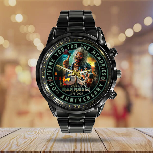 IRMA Black Stainless Steel Watch - GNE NEW290