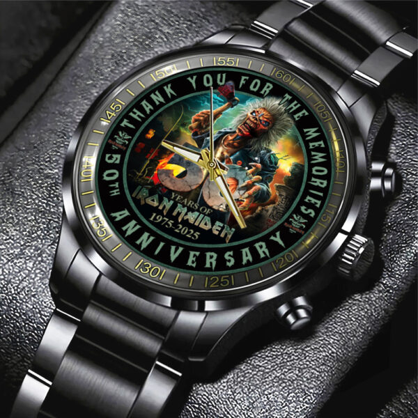 IRMA Black Stainless Steel Watch - GNE NEW290