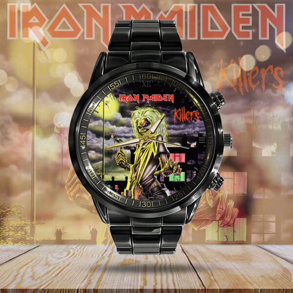 IRMA Black Stainless Steel Watch - GNE 3074