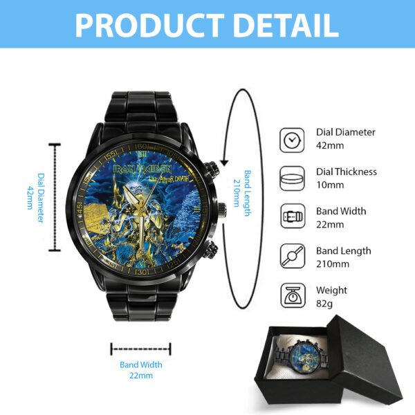 IRMA Black Stainless Steel Watch - GNE 3075