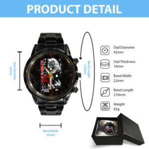 IRMA Black Stainless Steel Watch - GNE 3079