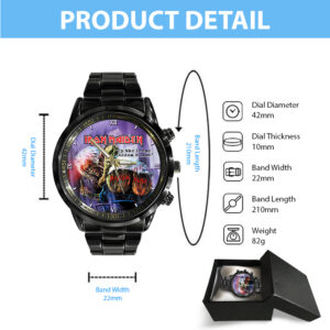IRMA Black Stainless Steel Watch - GNE NEW261