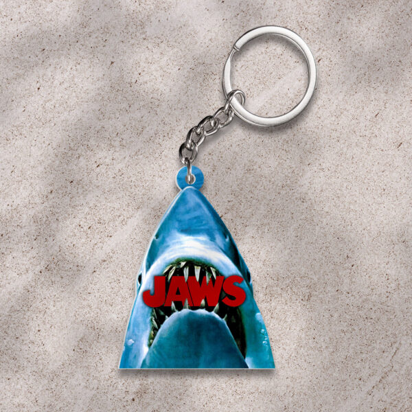 Jaws Custom Shape 2-sided Keychain - HOATT 10092