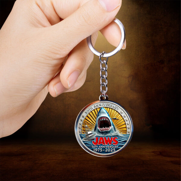Jaws Custom Shape 2-sided Keychain - HOATT 10093