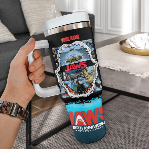 Personalized Jaws 40oz Stanley Tumbler - TANTN 12374