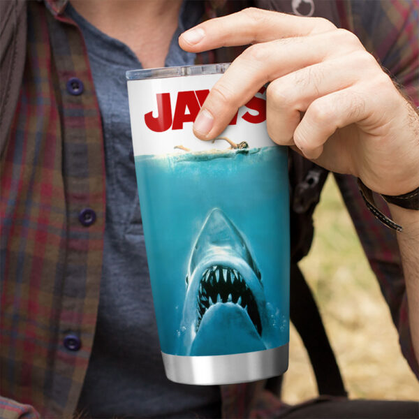 Personalized Jaws Tumbler Cup - HOATT 10089