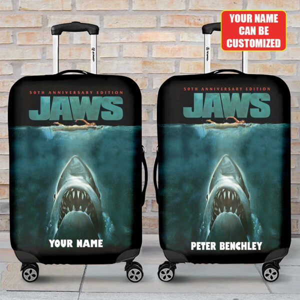 Personalized Jaws Luggage Cover - TANTN 12286