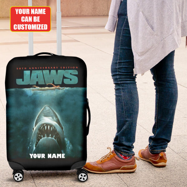 Personalized Jaws Luggage Cover - TANTN 12286