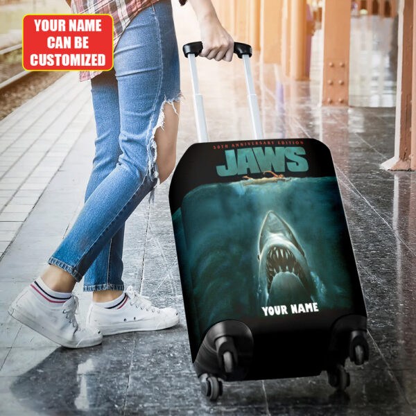 Personalized Jaws Luggage Cover - TANTN 12286