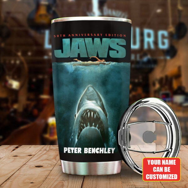 Personalized Jaws Tumbler Cup - TANTN 12280