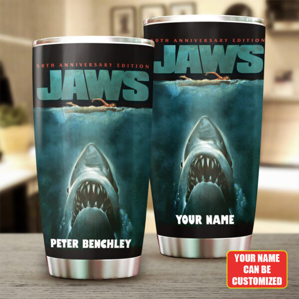 Personalized Jaws Tumbler Cup - TANTN 12280