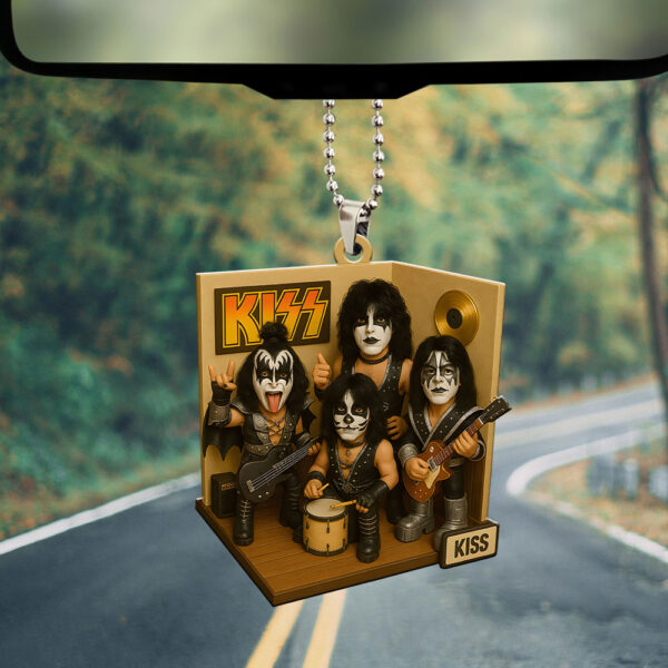 Kiss Band Custom Shape 1-sided Acrylic Car Ornament - GNE NEW176