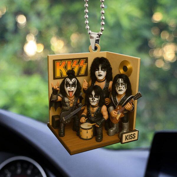 Kiss Band Custom Shape 1-sided Acrylic Car Ornament - GNE NEW176