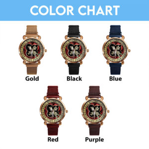 Kiss Band Mesh Strap Quartz Watch - MAITM 10628