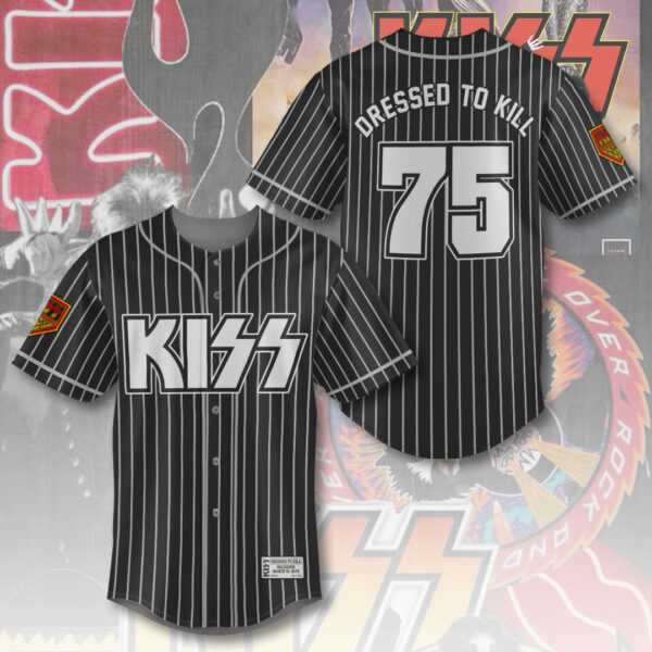 Kiss Band Baseball Jersey - TANTN 12002