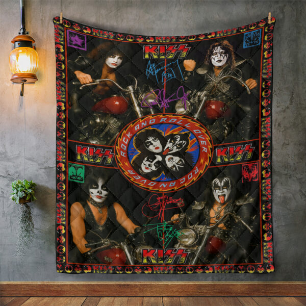 Kiss Band Quilt Blanket - GNE NEW230