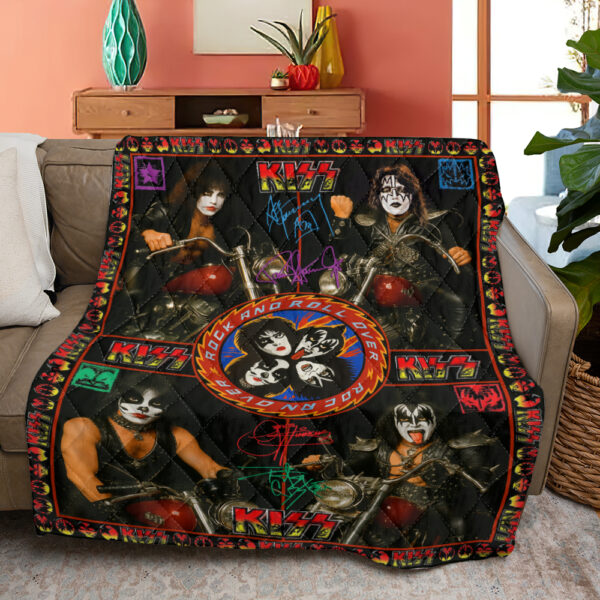 Kiss Band Quilt Blanket - GNE NEW230