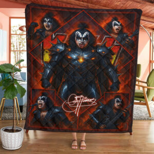 Kiss Band Quilt Blanket - GNE NEW243
