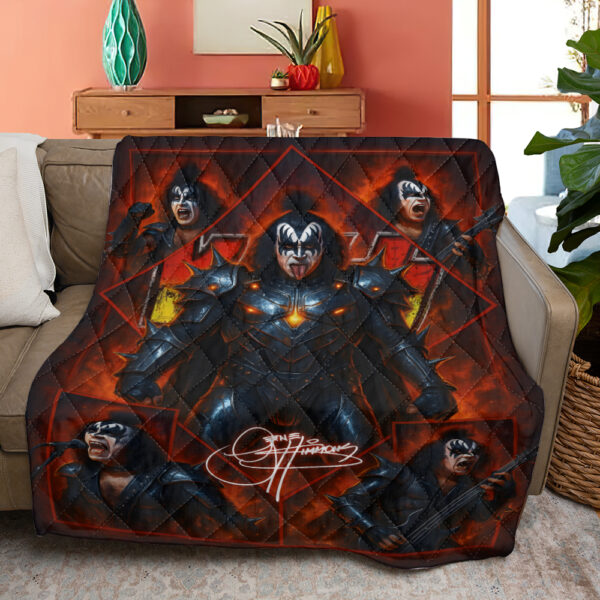 Kiss Band Quilt Blanket - GNE NEW243