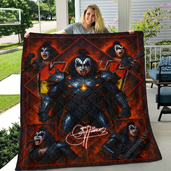 Kiss Band Quilt Blanket - GNE NEW243