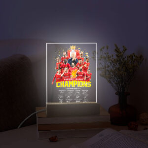 Liverpool FC Led Light with Wooden Base (7 Colors) – TANTN 12378